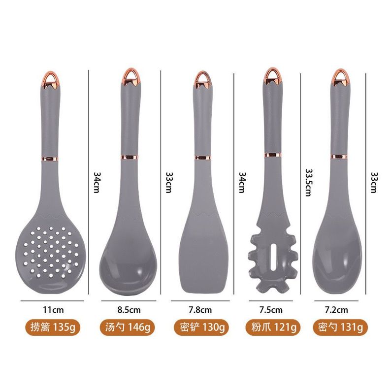 Juego De Utensilios Cocina 6 Piezas De Silicona Con Soporte-2