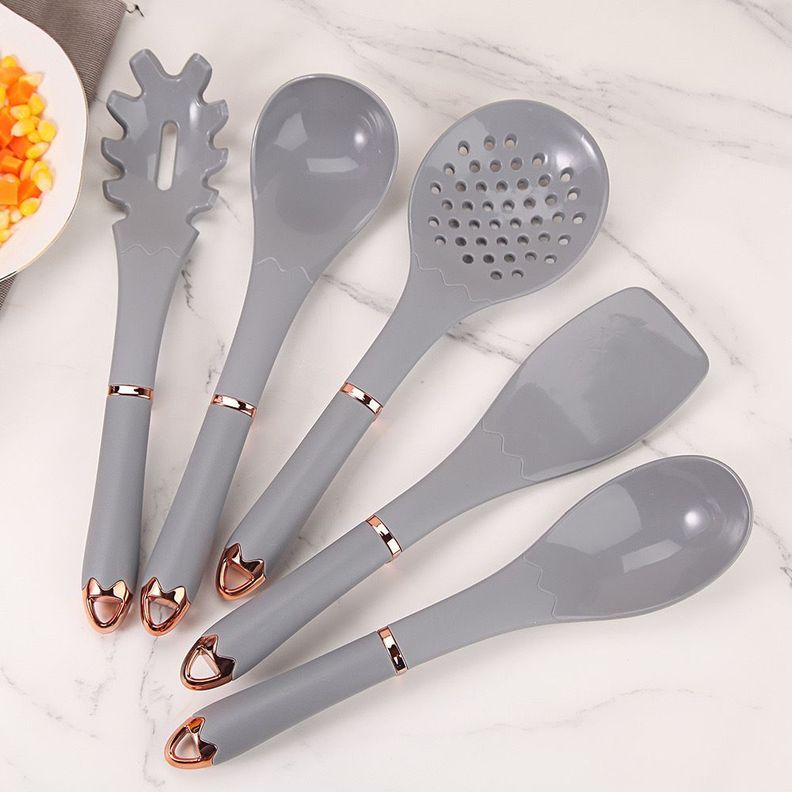 Juego De Utensilios Cocina 6 Piezas De Silicona Con Soporte-3