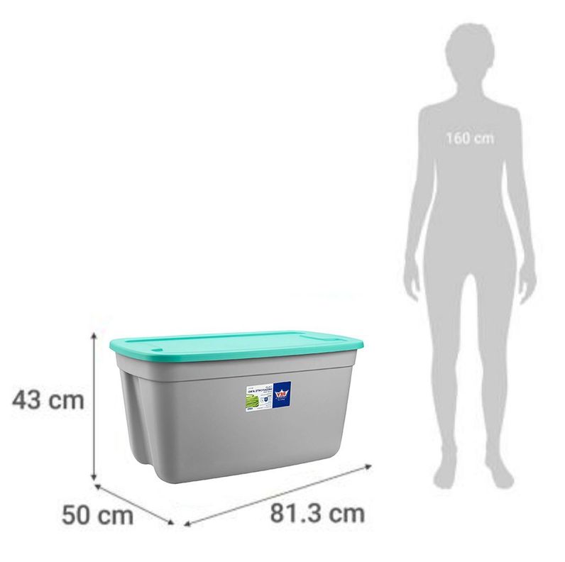 Caja Organizadora Almacenamiento Megaforte 120 L-2