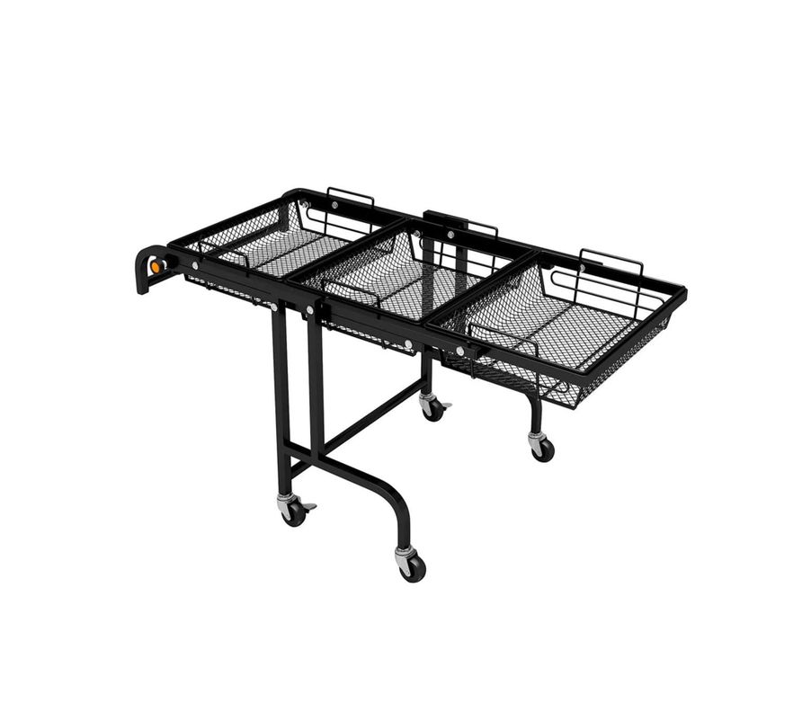 Carro Estante Plegable Organizador Multiuso 3 Niveles-3