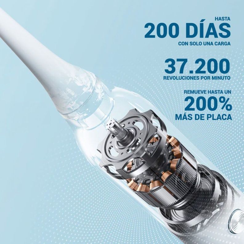 Cepillo Eléctrico Ultrasónico Recargable T100-5