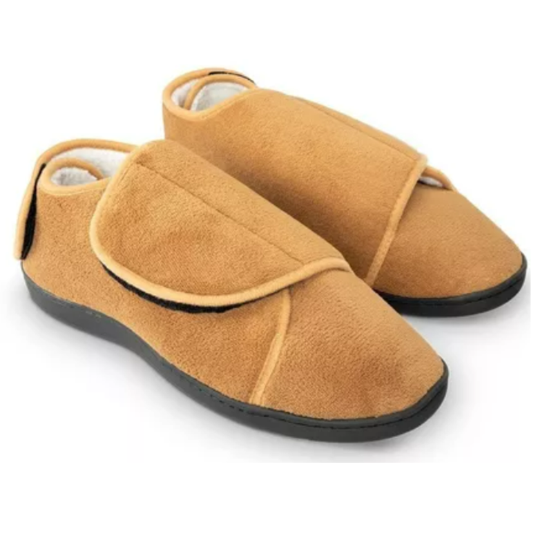 Pantuflas Ajustables Comfy Wraps Café-0