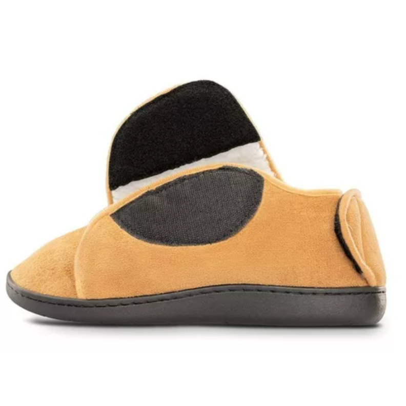 Pantuflas Ajustables Comfy Wraps Café-3