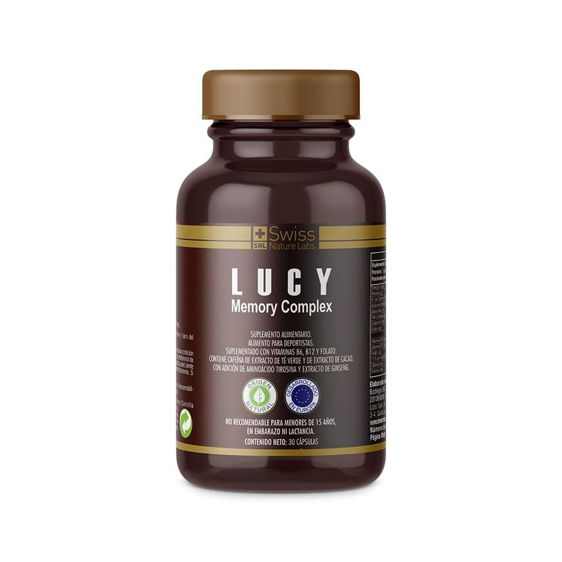 Lucy Memory Memoria Enfoque Claridad Mental para 1 Mes Cafe