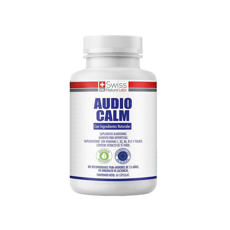 Audio Calm Alivio para Tinnitus y Zumbidos | Pack 1 mes Blanco