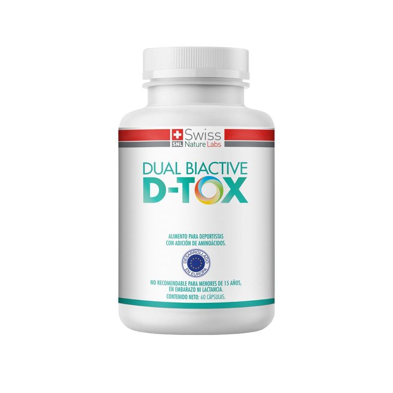 Dual Biactive D-tox Complejo Probiotico para 1 Mes Blanco