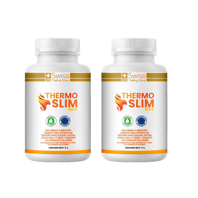 Thermo Slim Quema Grasa Sin Dieta Ni Ejercicio 120 Caps Blanco