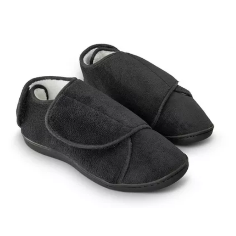 Pantuflas Ajustables Comfy Wraps Negro-0