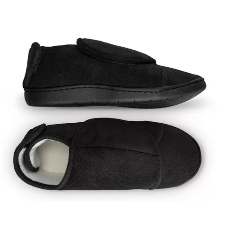 Pantuflas Ajustables Comfy Wraps Negro-1