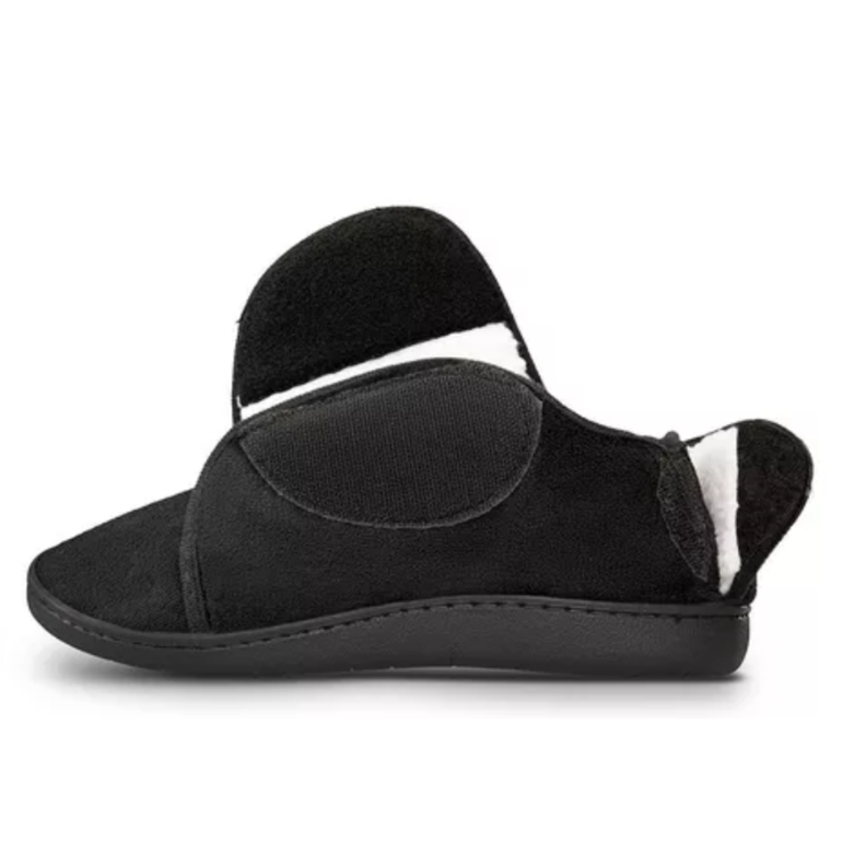 Pantuflas Ajustables Comfy Wraps Negro-3