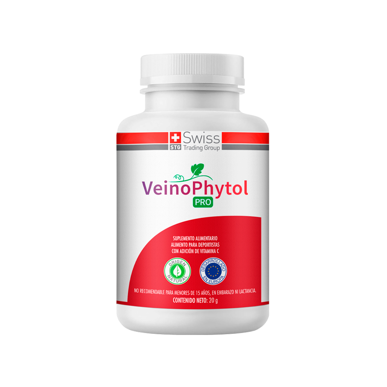 Veinophytol Pro 30 Caps Sin Varices ni Piernas Cansadas 1 Mes Blanco