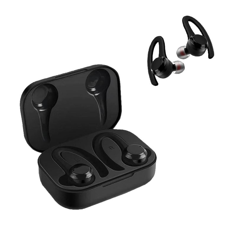 Santana Rumba Auriculares Bluetooth 5.1 hasta 10 mts de alcance Negro