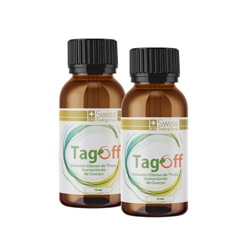 Tag Off Solucion para Carnosidades 15 ml 2 Und. Blanco