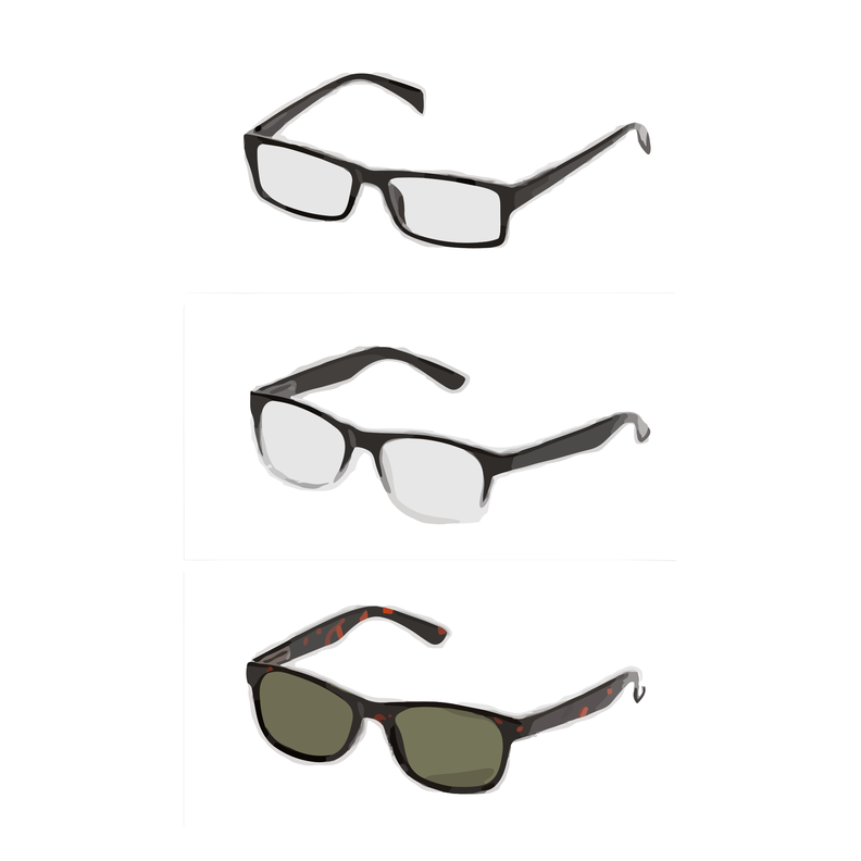 One Power Readers Set Negro-0