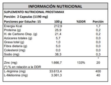 Prostamax con aminoacidos 60 días-3