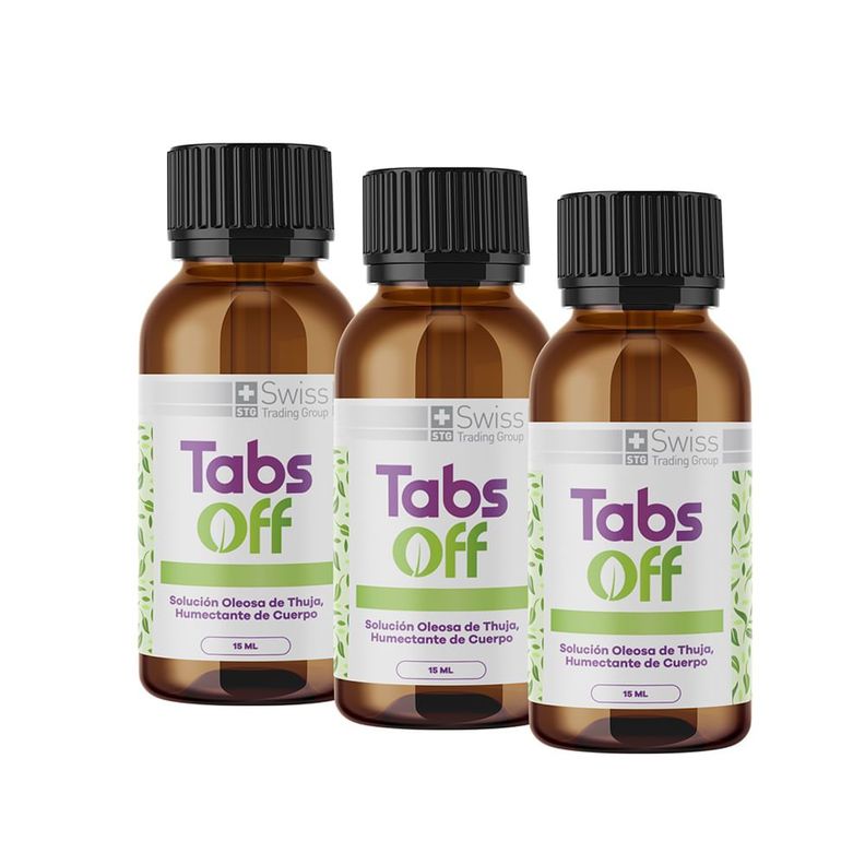 Tabs Off 3 Estuches Con Un Frasco De 15 Ml cada uno-0