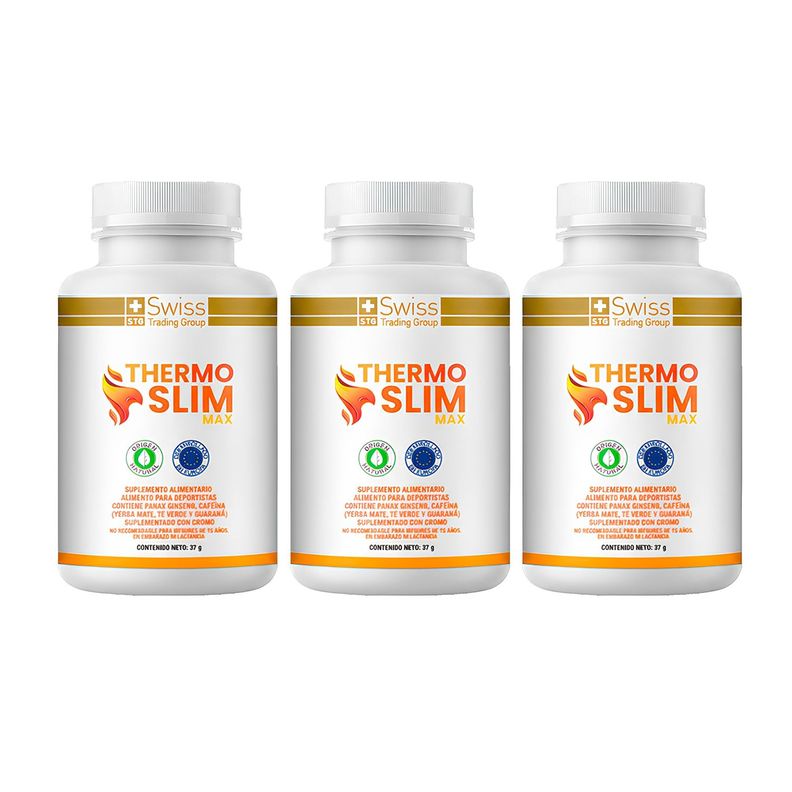 Thermo Slim Quema Grasa Sin Dieta Ni Ejercicio 180 Caps Blanco