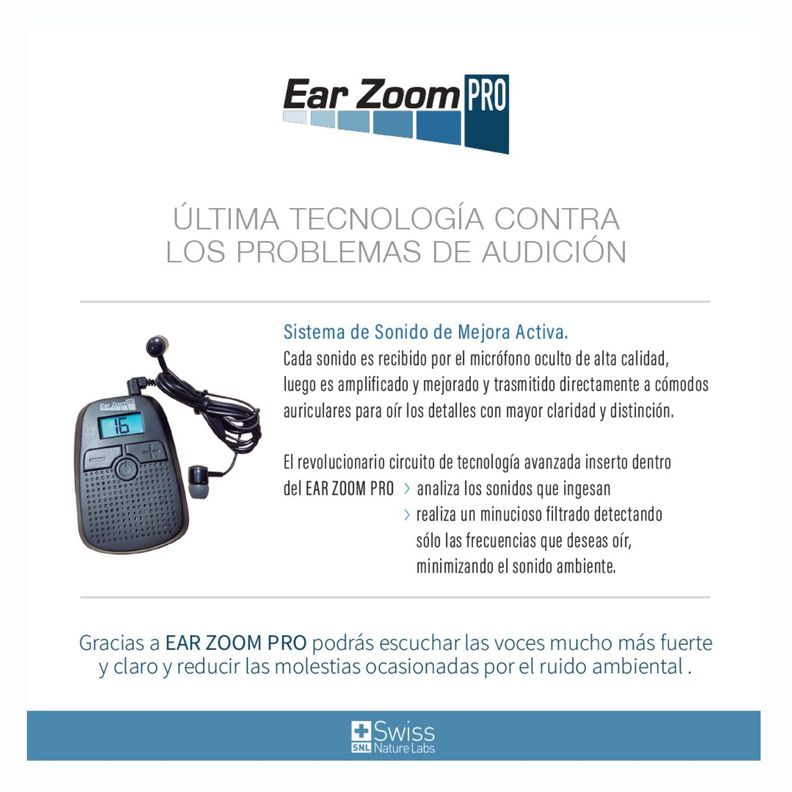 Ear Zoom Pro Individual Swiss Nature Labs