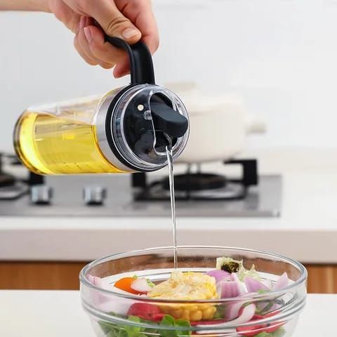 Botella De Vidrio Dispensadora Para Aceite Vinagre Aderezos-5