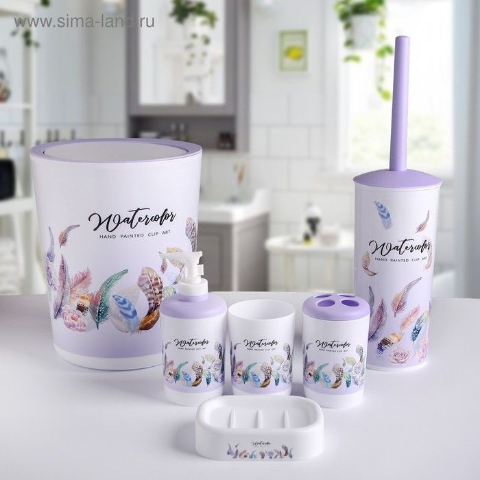 Set Juego De Baño 6 Piezas Accesorios Elegante-4