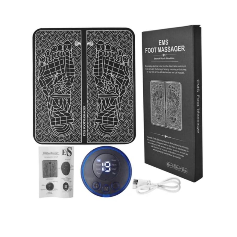 Estimulador Muscular Portátil Masajeador De Pies Eléctrico-0