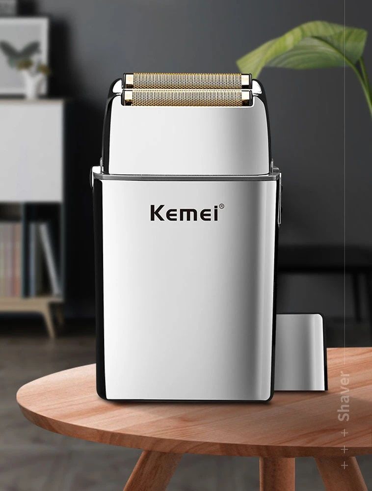 Kemei TX5 Maquina Afeitadora Rasuradora Inalambrica Plata-1