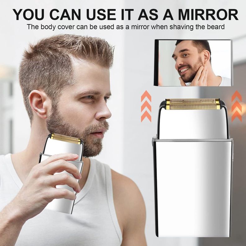 Kemei TX5 Maquina Afeitadora Rasuradora Inalambrica Plata-7