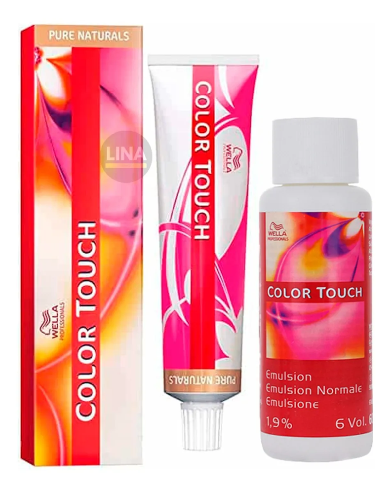 Tintura Semipermanente Color Touch + Emulsion 60ml Wella 10/34