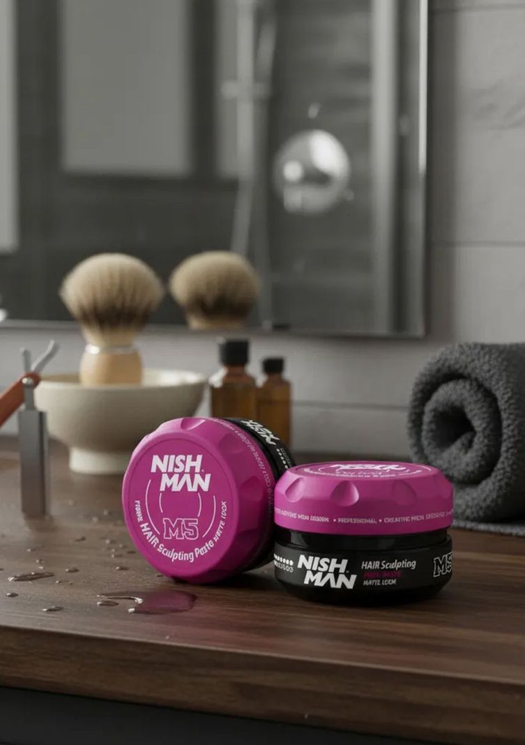 Cera Nishman Voluminizador Fibra M5 100ml Fijacion Alta Nishman