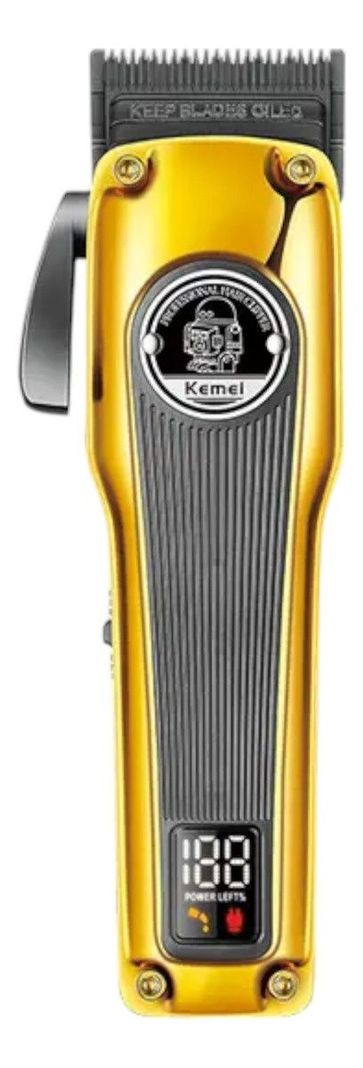 Maquina Cortadora Pelo Kemei Barberia Cuchilla Desmontable-0
