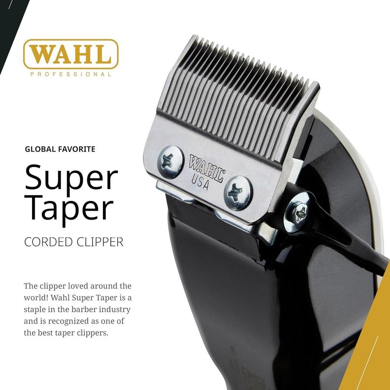 Maquina Afeitadora Whal Super Taper Barberia Profesional 220V-5