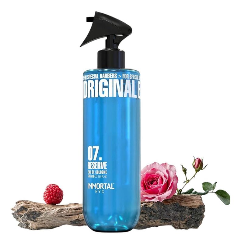 IMMORTAL ORIGINAL 07 RESERVE EAU DE COLOGNE 500ML AFTER SHAVE BARBERIA-1