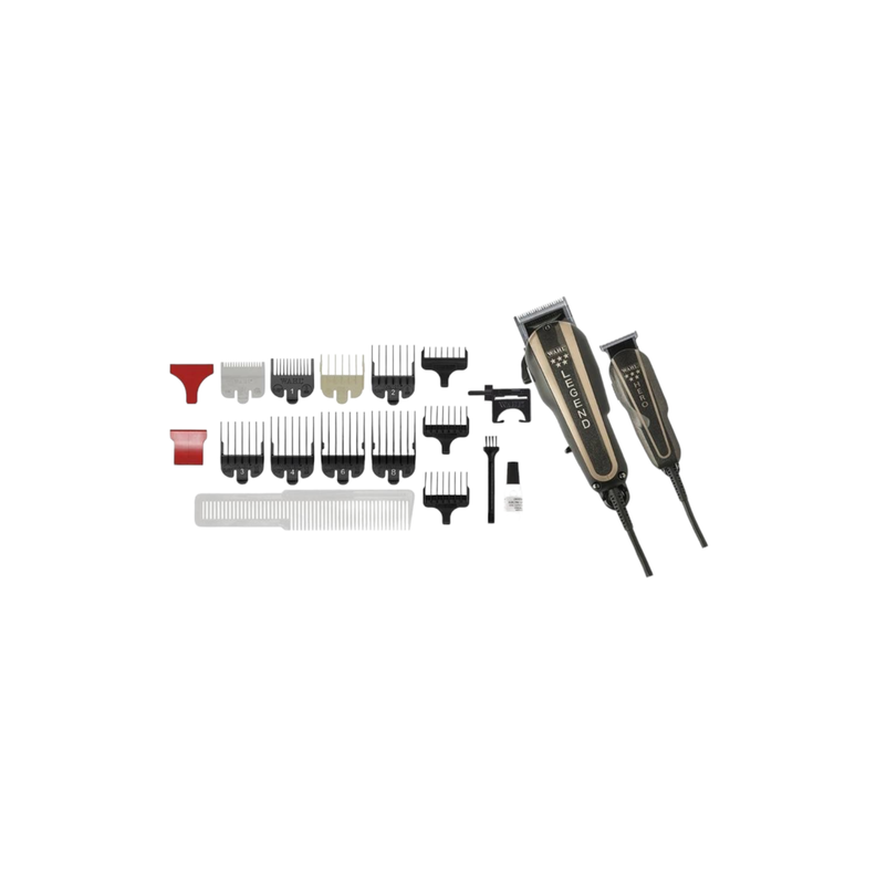 MAQUINA CLIPPER + TRIMMER WAHL 5 STAR BARBER COMBO 220V-1