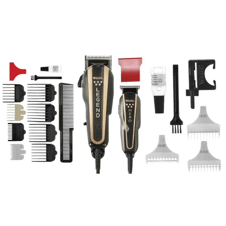 MAQUINA CLIPPER + TRIMMER WAHL 5 STAR BARBER COMBO 220V-4