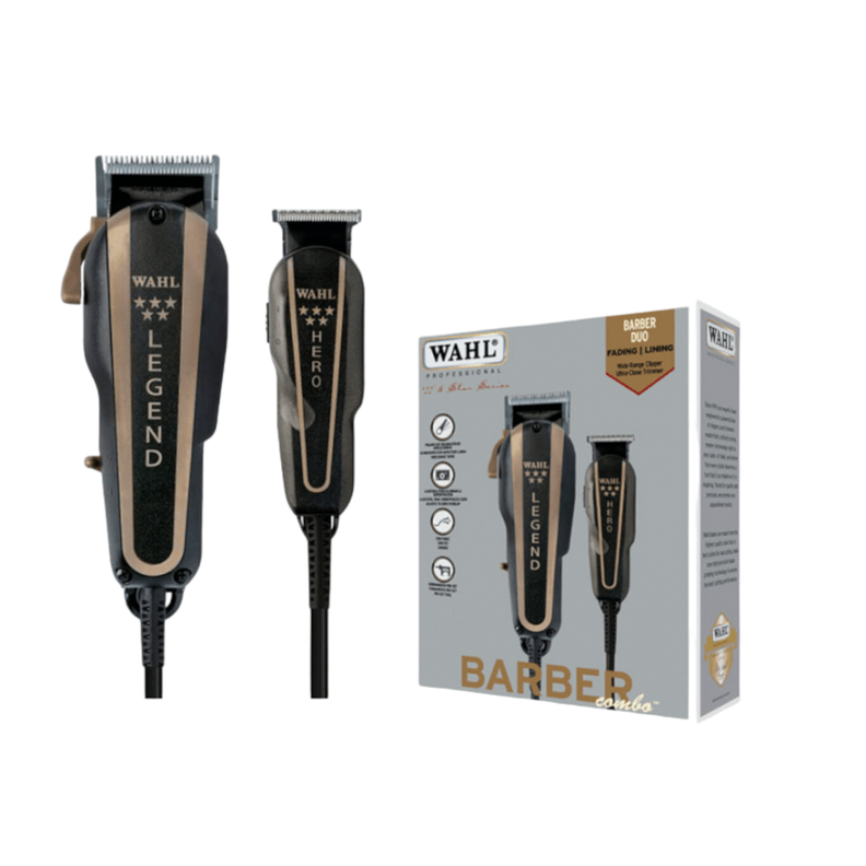 MAQUINA CLIPPER + TRIMMER WAHL 5 STAR BARBER COMBO 220V-6