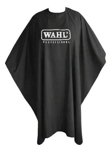 CAPAS  DE CORTE GRANDE CABELLO CUELLO AJUSTABLE BARBERIA  NEGRO WAHL-0