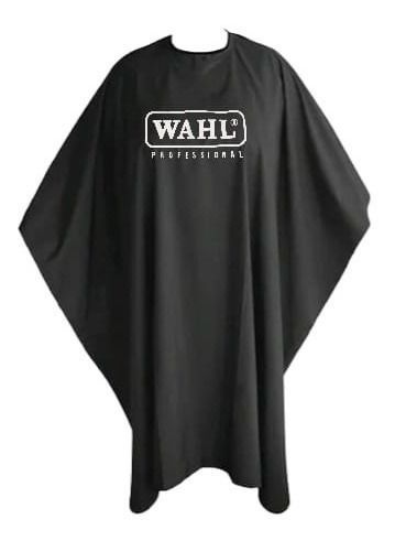 CAPAS  DE CORTE GRANDE CABELLO CUELLO AJUSTABLE BARBERIA  NEGRO WAHL-1