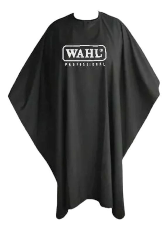 CAPAS  DE CORTE GRANDE CABELLO CUELLO AJUSTABLE BARBERIA  NEGRO WAHL-3
