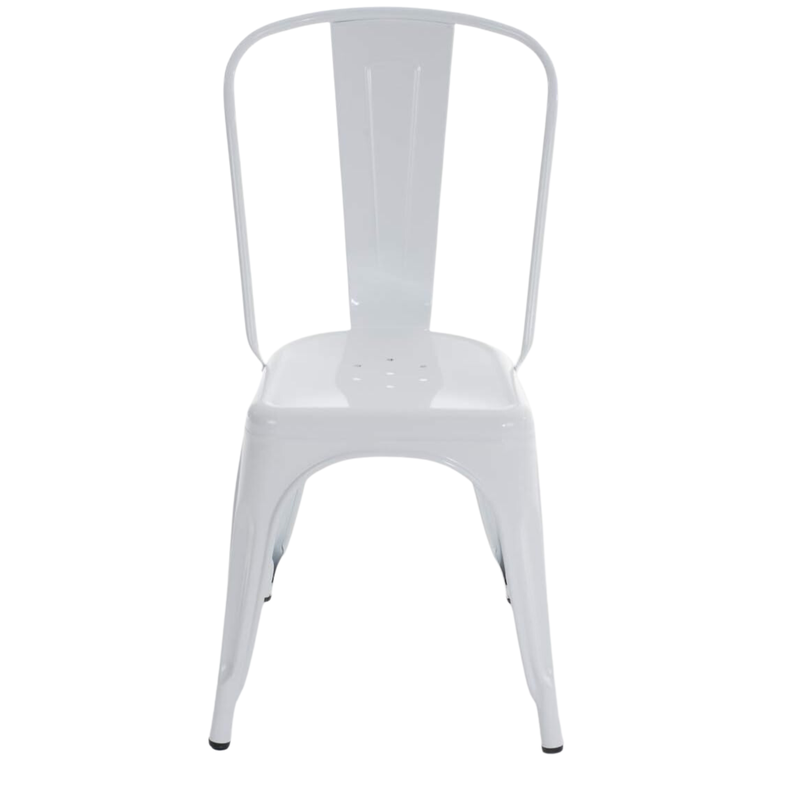 SILLA DE COMEDOR METAL TOLIX BLANCO-0