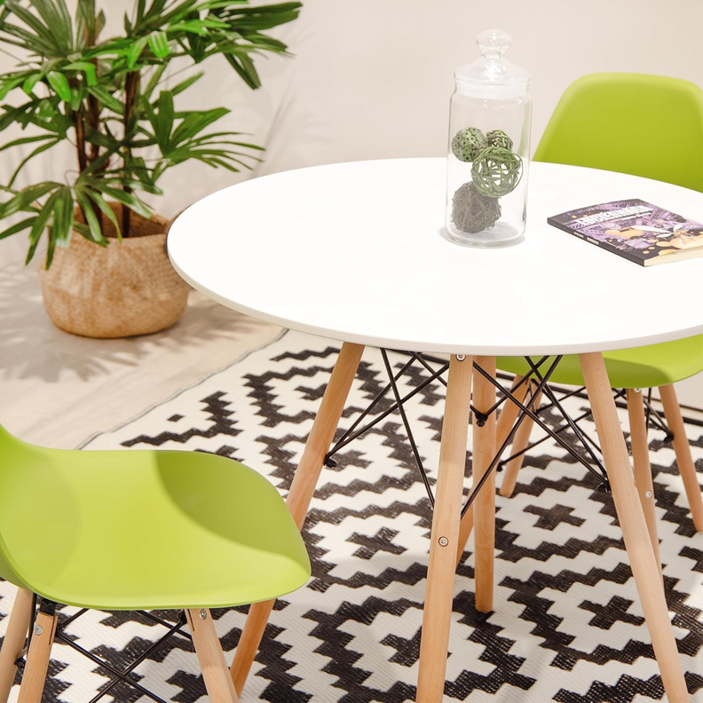 MESA COMEDOR REDONDA MELAMINA EAMES BLANCA-4