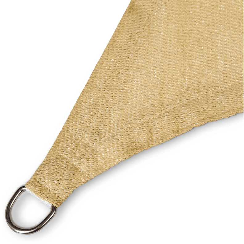 SET DE 2 TOLDOS VELA QUITASOL RECTANGULAR 4x6 MT HDPE BEIGE-2