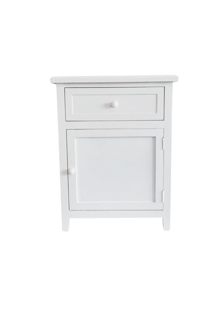 VELADOR DORMITORIO RECCO CAJON PUERTA DERECHO BLANCO