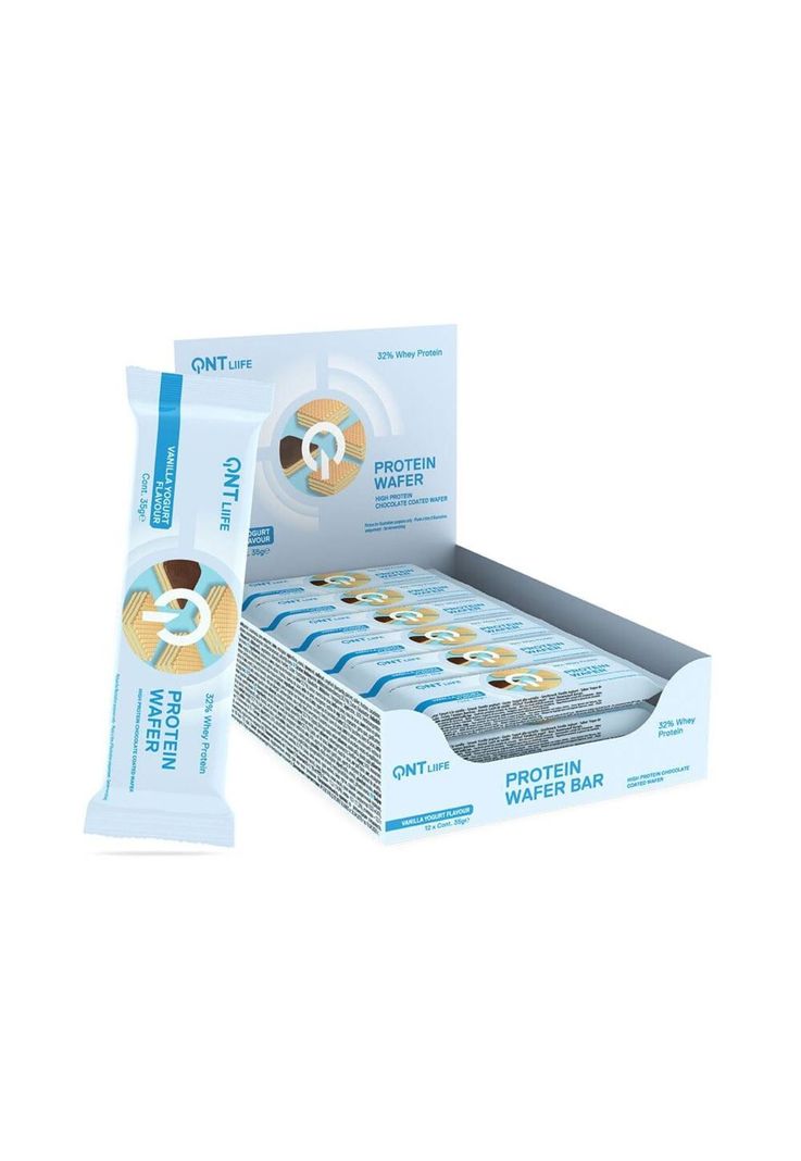 Caja Barras De Proteina Wafer Bar Vainilla Yogurt | 12 Unida