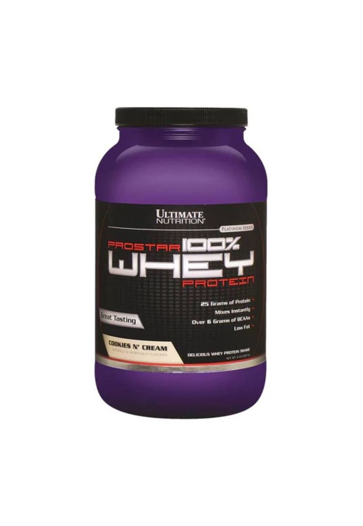 Prostar Whey Protein 2lbs Ultimate Nutrition - Cookies and C