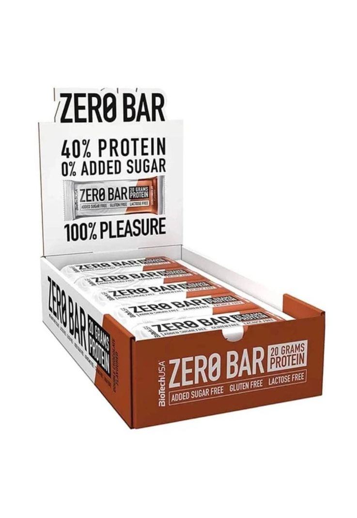 Caja de Barras Zero Bar Chocolate Chips Cookies | 20 unidade