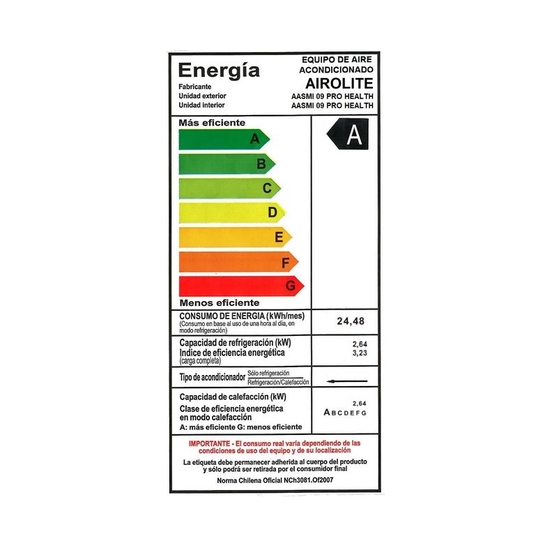 AA AIROLITE SPLIT AASMI 09 PRO HEALTH WIFI-5