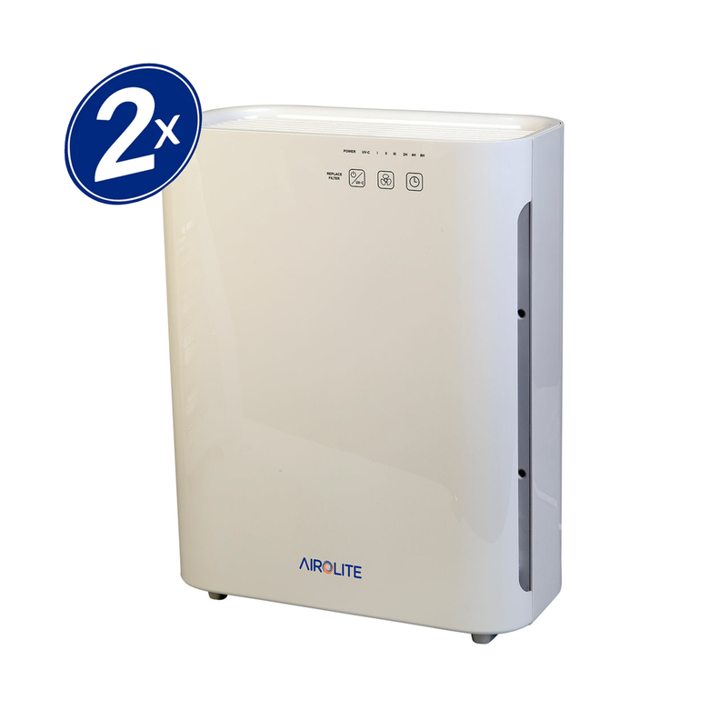 PACK X2 PURIFICADOR DE AIRE AIROLITE TORRE AP H2010-1