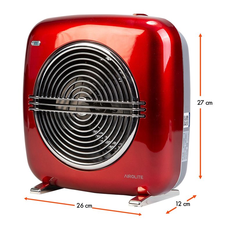 TERMOVENTILADOR VINTAGE ROJO HT RETRO 2000R-5
