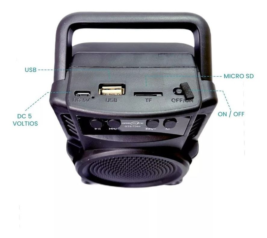 Parlante Portátil Pequeño Sonido Calidad Usb Musica Jer-1