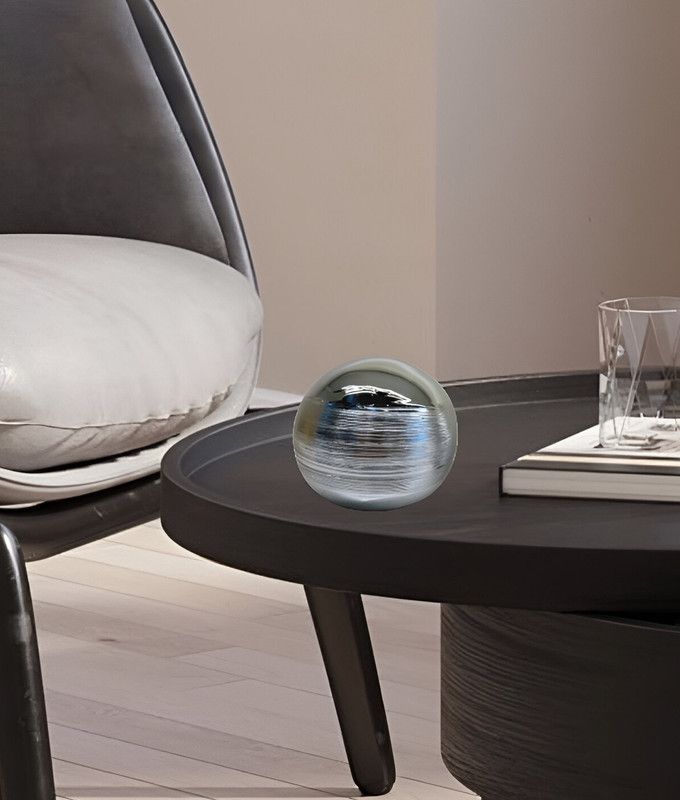 Set 2 Esferas Efecto Raye Decorativa Modernas Lau-4